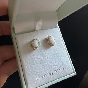Opal Stud Earrings